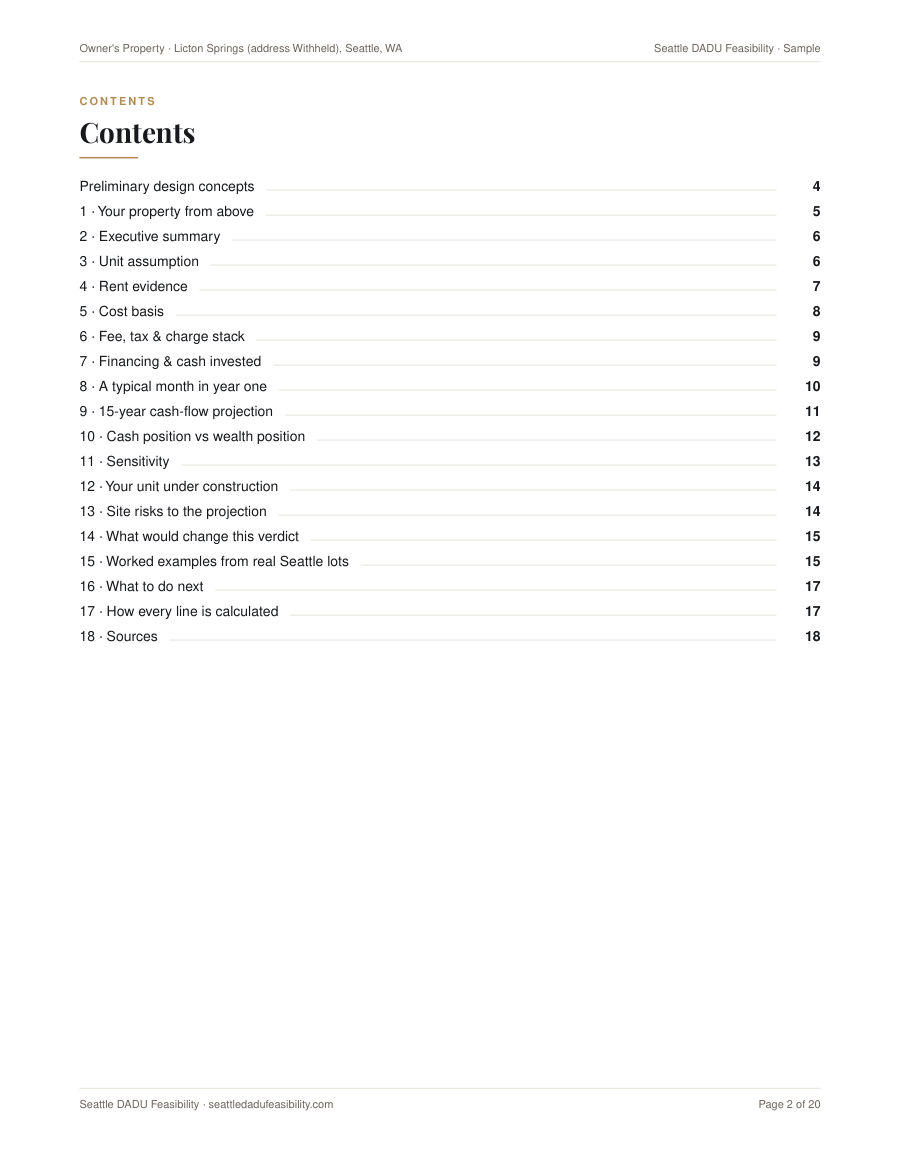 Sample report page 2