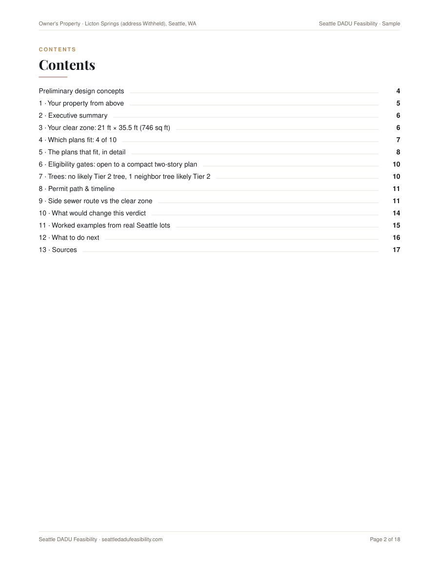 Sample report page 2