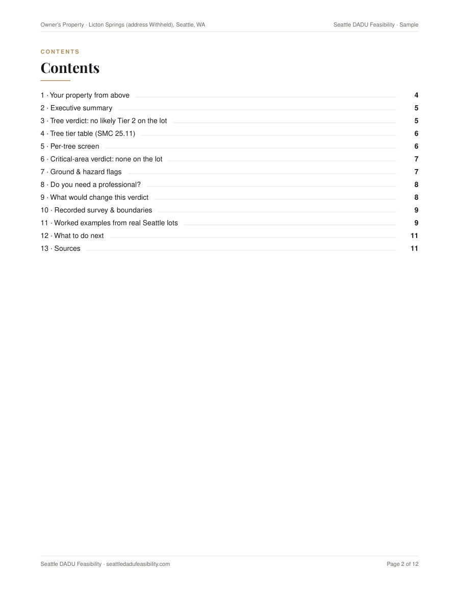 Sample report page 2